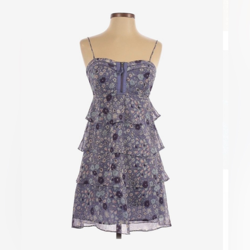 American Eagle Outfitters Purple Smocked Dress